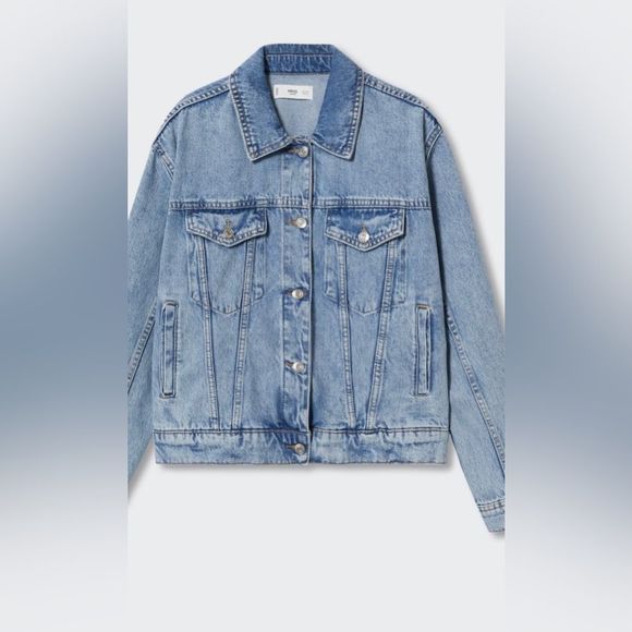 Pocketed denim jacket - Picture 6 of 10